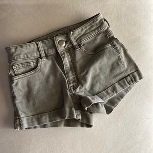 American Eagle High-rise Shortie Size 00 - Green